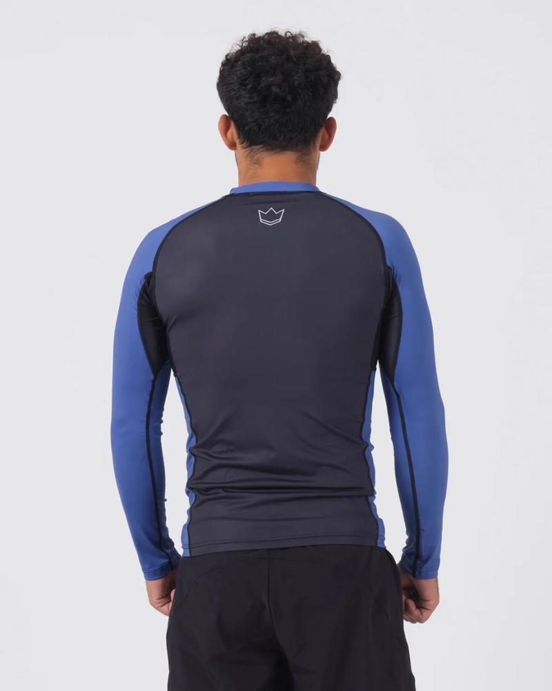 KINGZ Ranked Performance V2 L/S Rashguard-blue